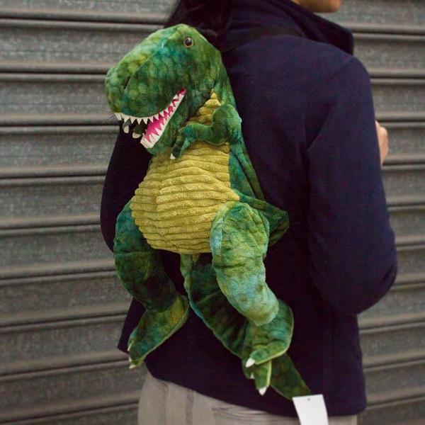 stuffed dinosaur backpack