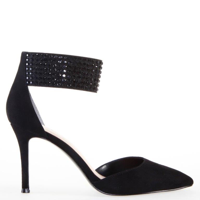 black glam suede