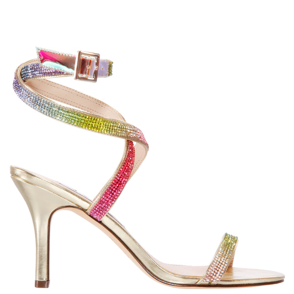 rainbow bridal shoes
