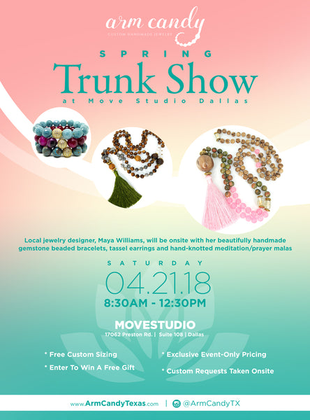 yoga dallas studio spring trunk show malas om