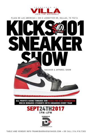 Kicks 101 Sneaker Event Dallas Texas