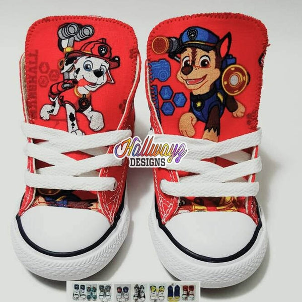 paw patrol shoes converse