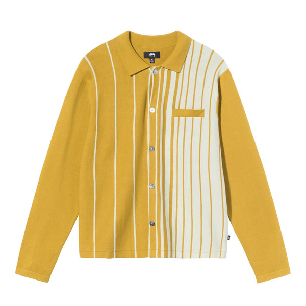 Stussy STRIPE EDGE KNIT SHIRT ニット シャツ