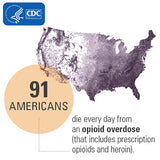 91 Americans die each day from an opioid overdose