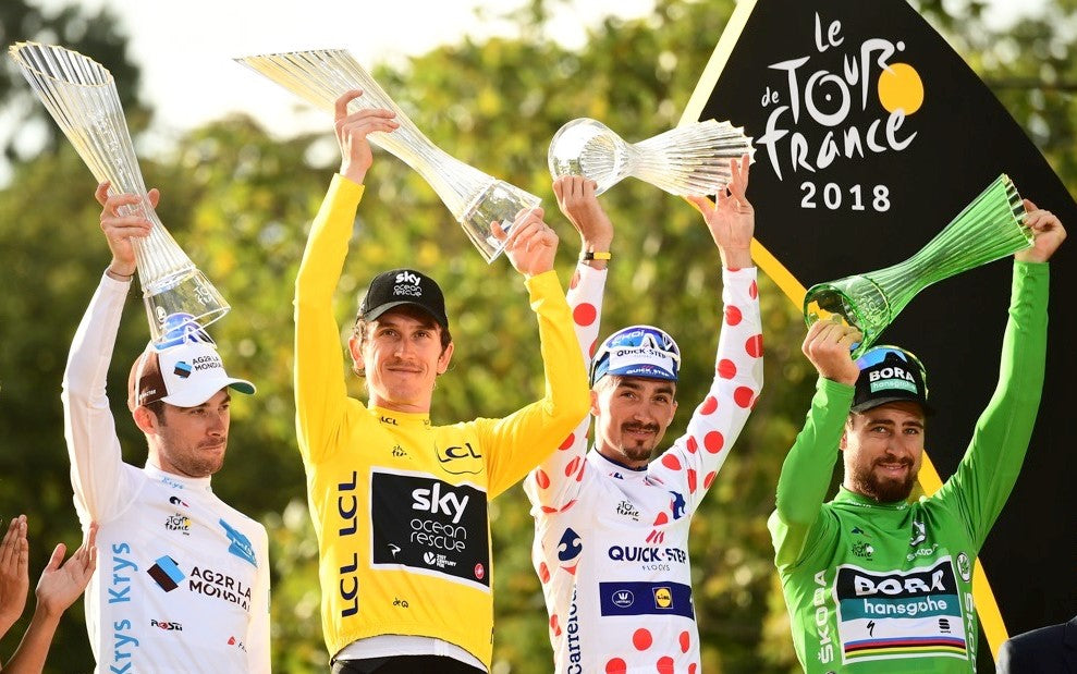 tour de france leaders jerseys