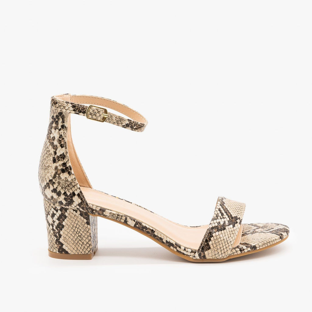 leopard print shoes block heel