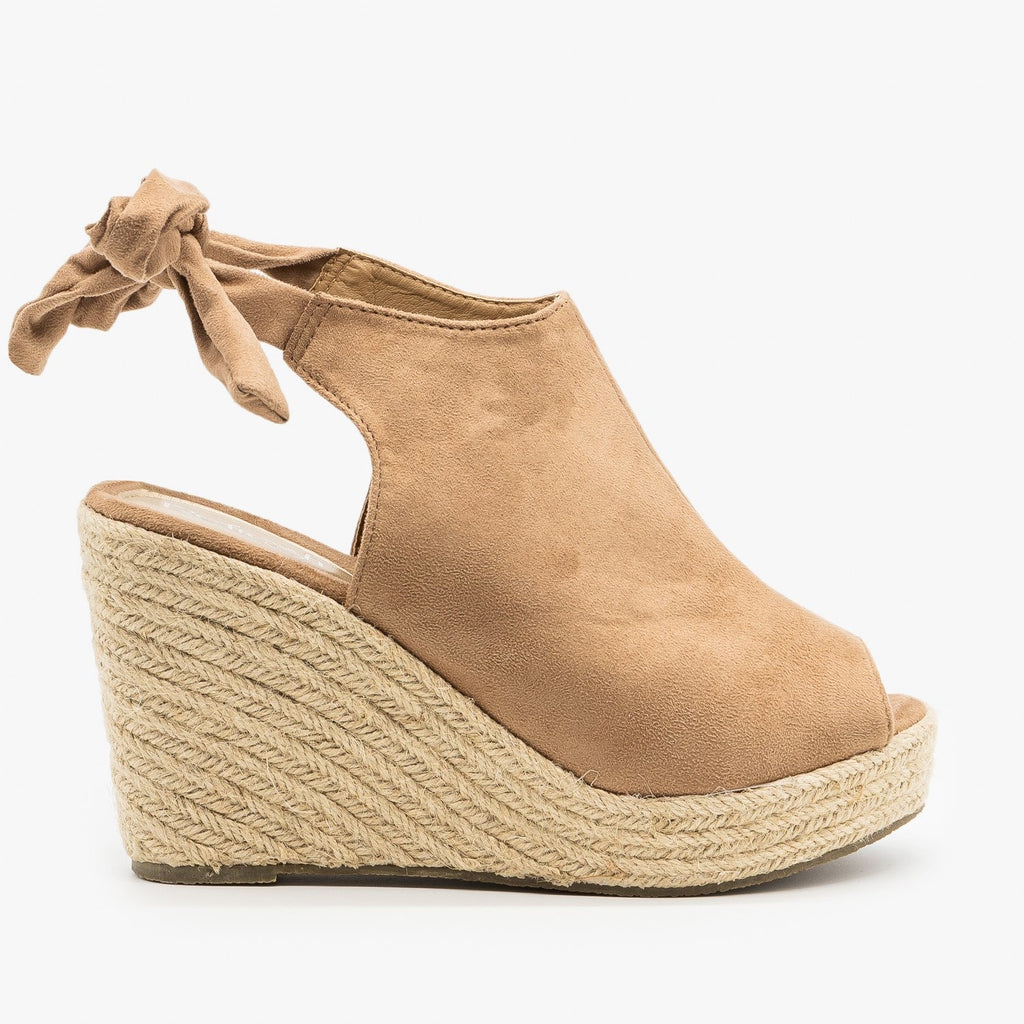 espadrille sandals with ankle tie