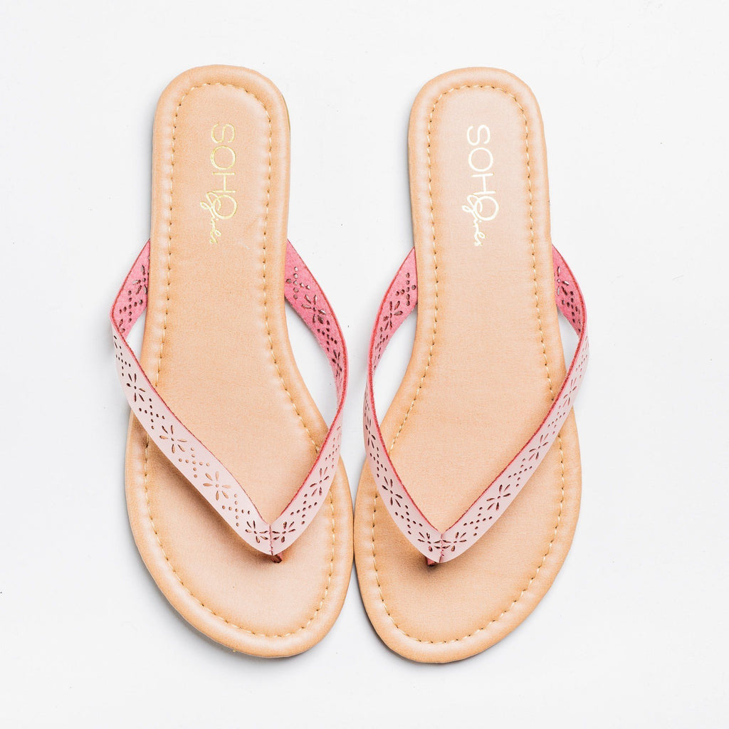 soho flip flops