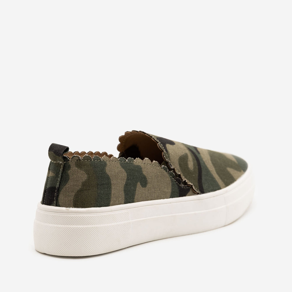 ladies camo sneakers