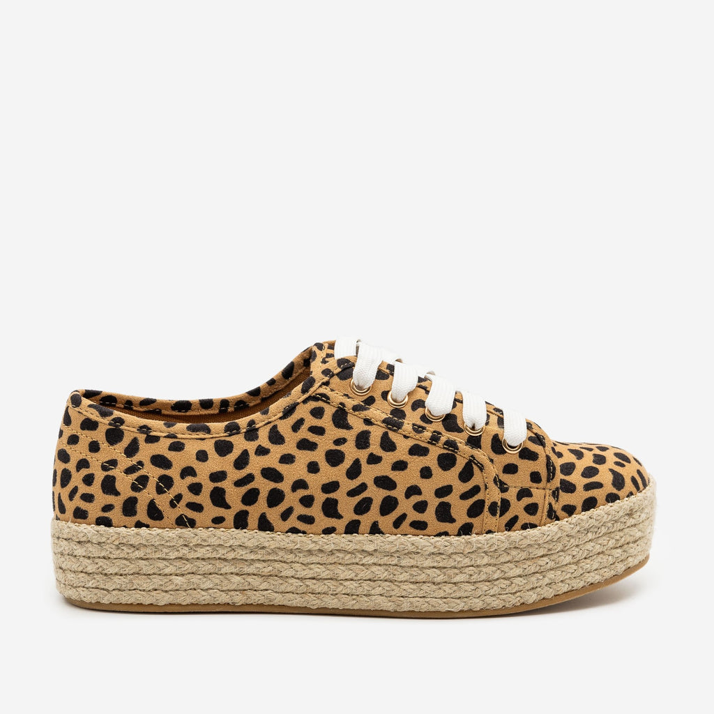 cheetah platform sneakers