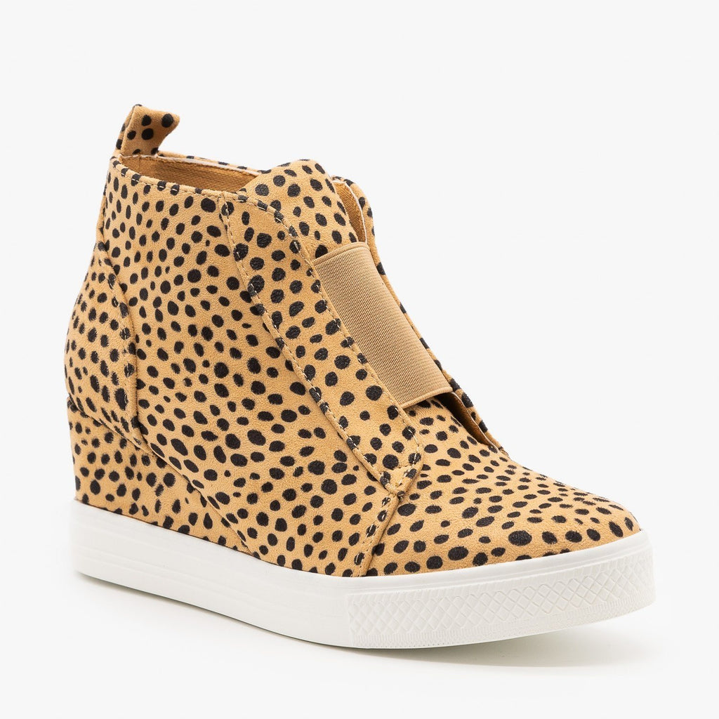 Cheetah Sneaker Wedges CCOCCI Shoes 