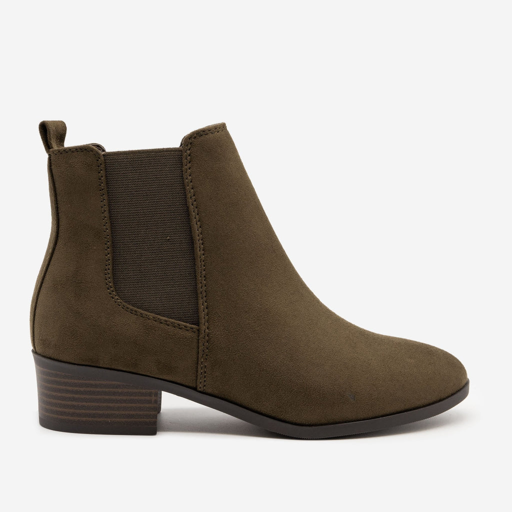 green suede chelsea boots womens