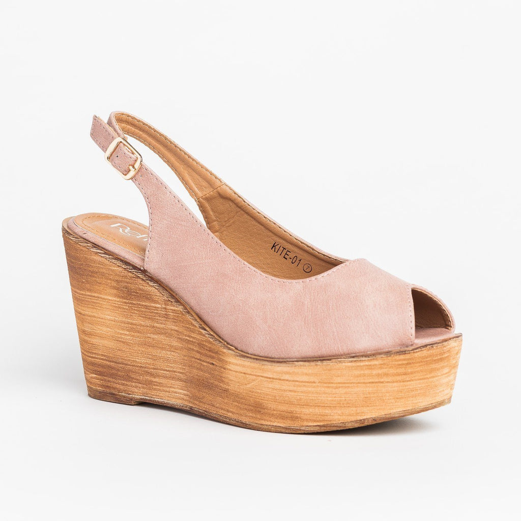 wooden platform wedges