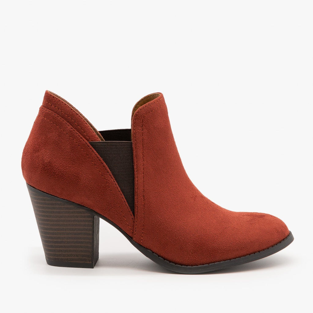 Chic Slip On Booties - City Classified 