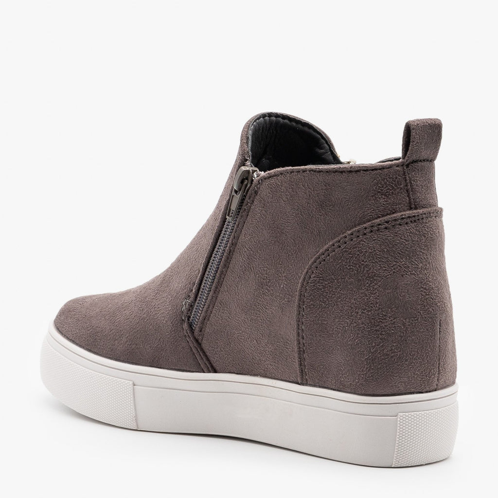 suede wedge tennis shoes