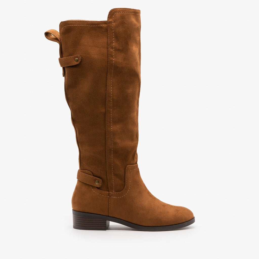 womens suede riding boots