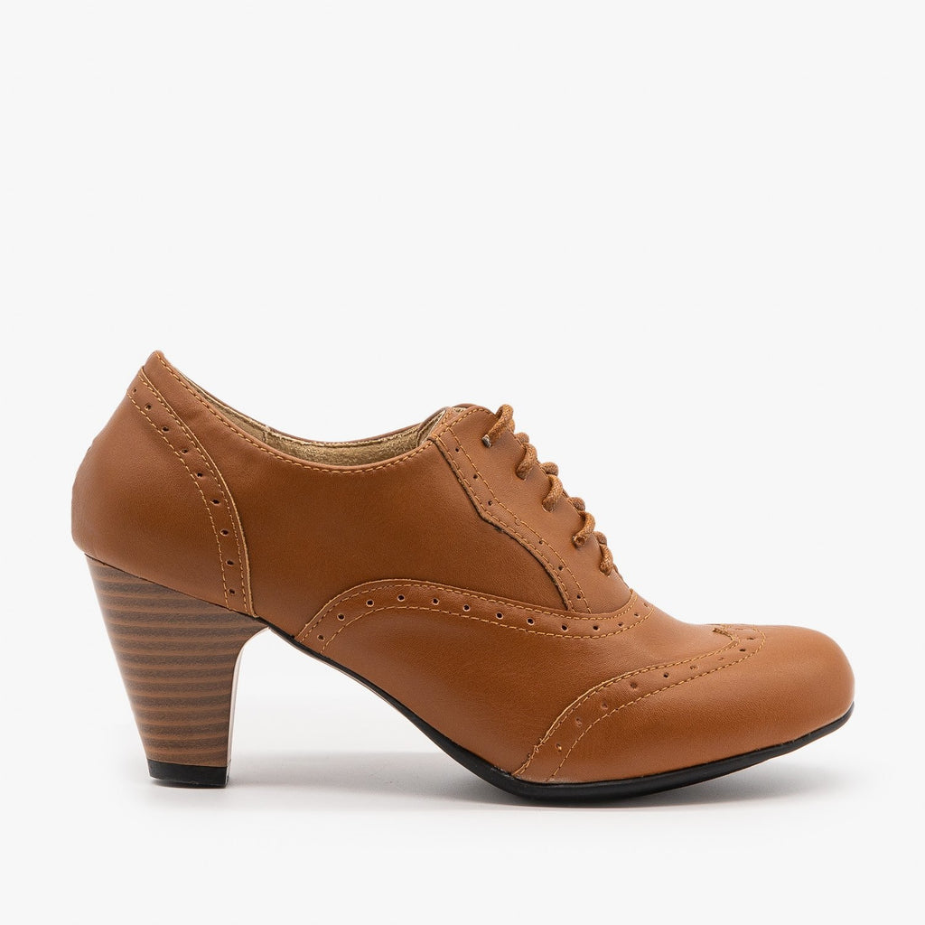 Classy Oxford Heels - Refresh Shoes 
