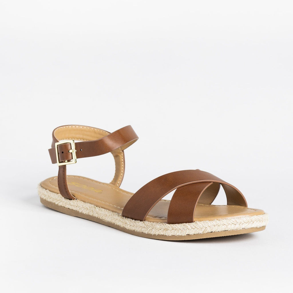 soda criss cross espadrille