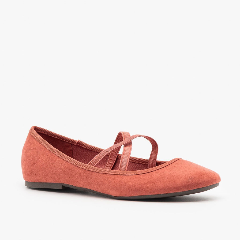 mauve color flats