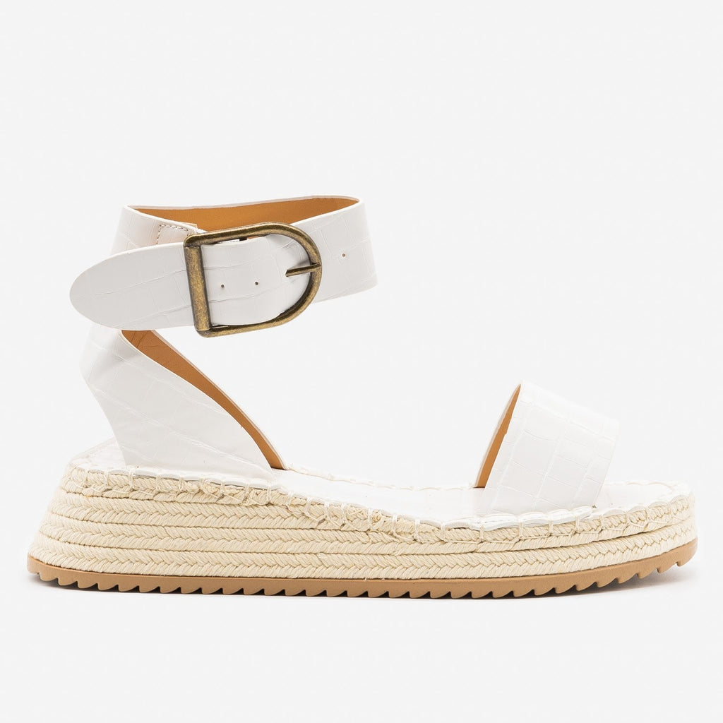 white flatform espadrilles