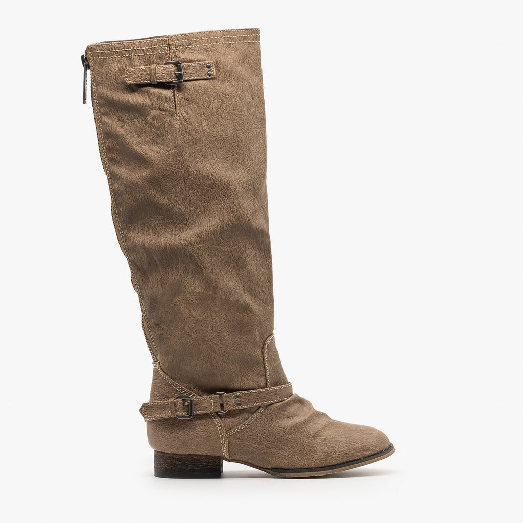 beige riding boots