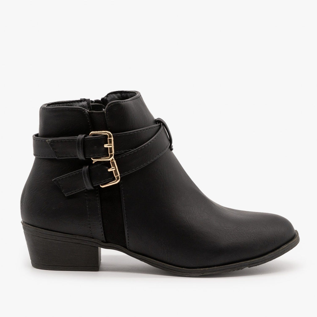 top moda black booties