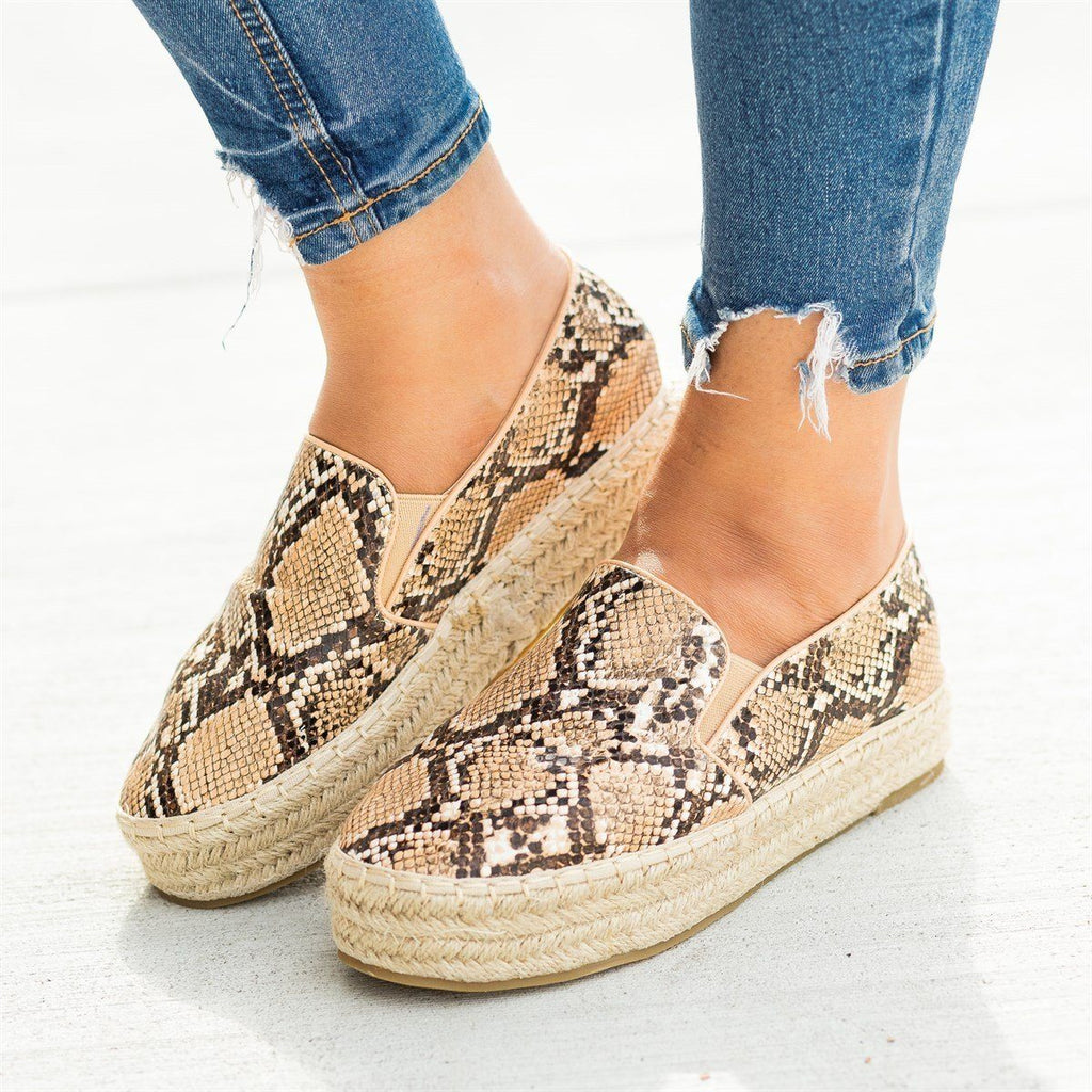 slip on flatforms