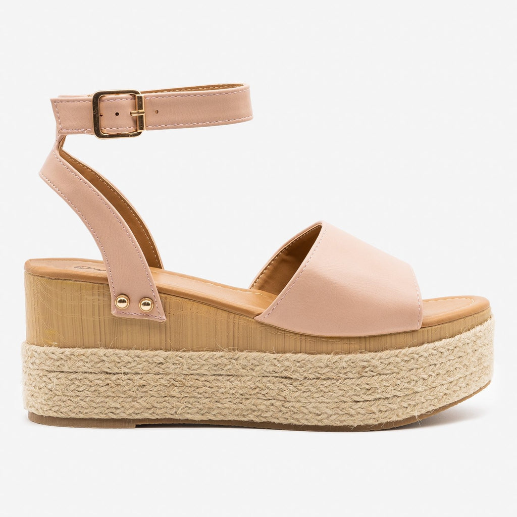 Espadrille Platform Wedge Sandals 