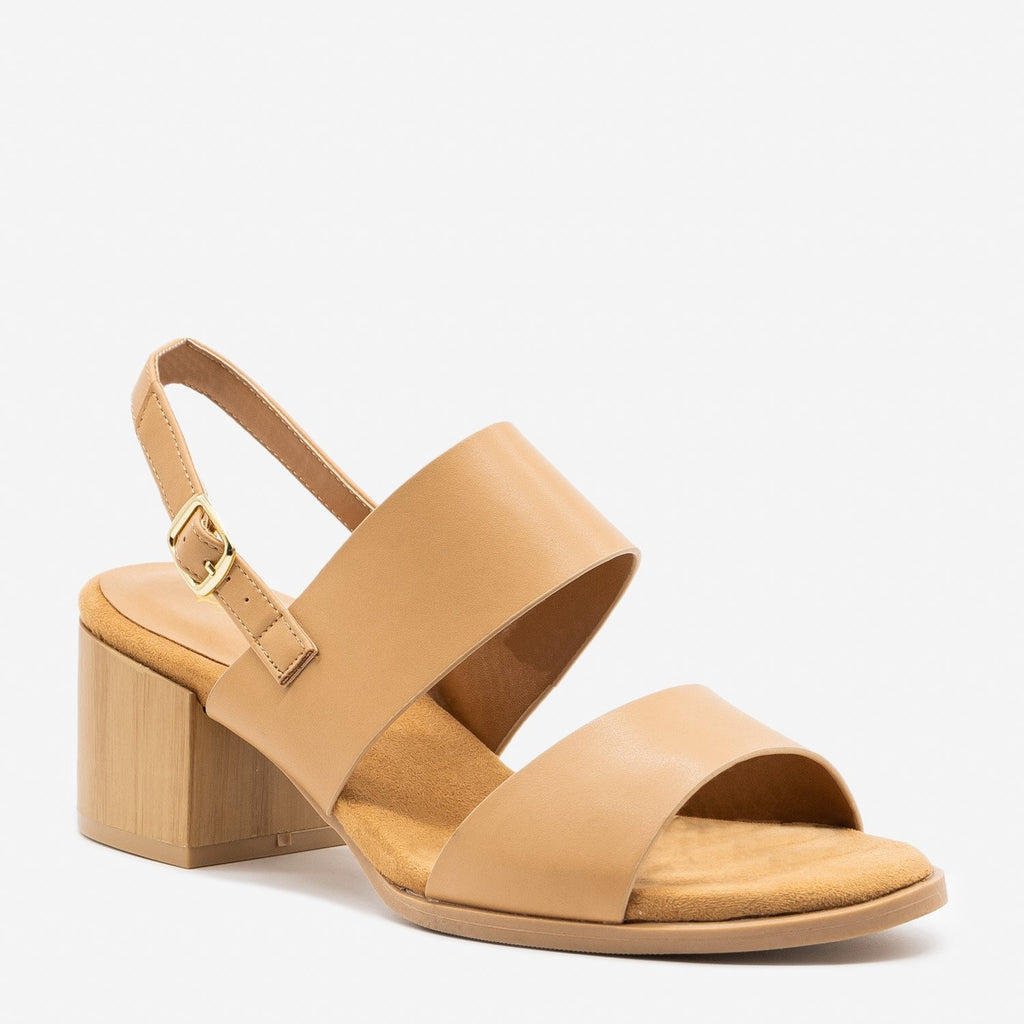 chunky heel sandals