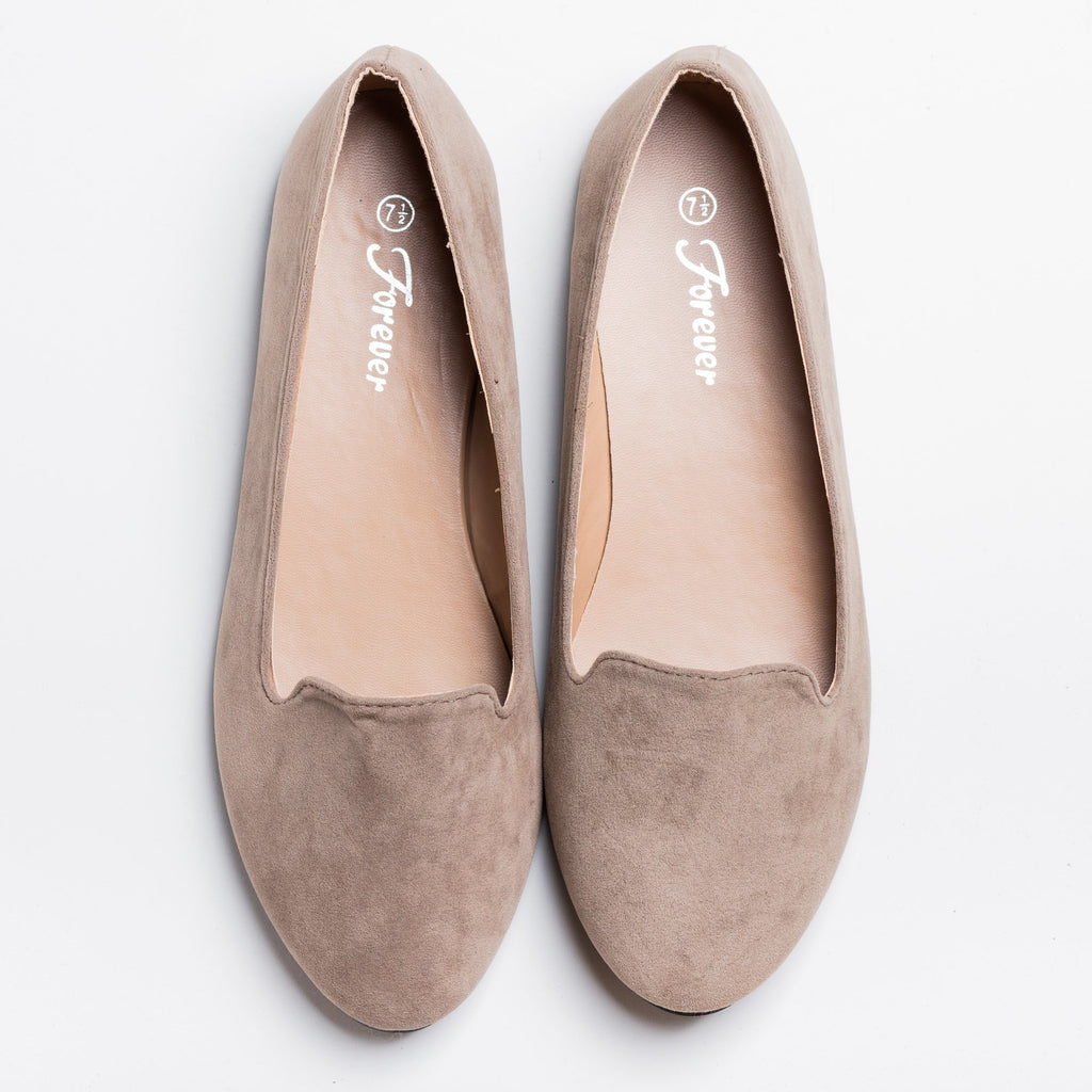 womens taupe flats