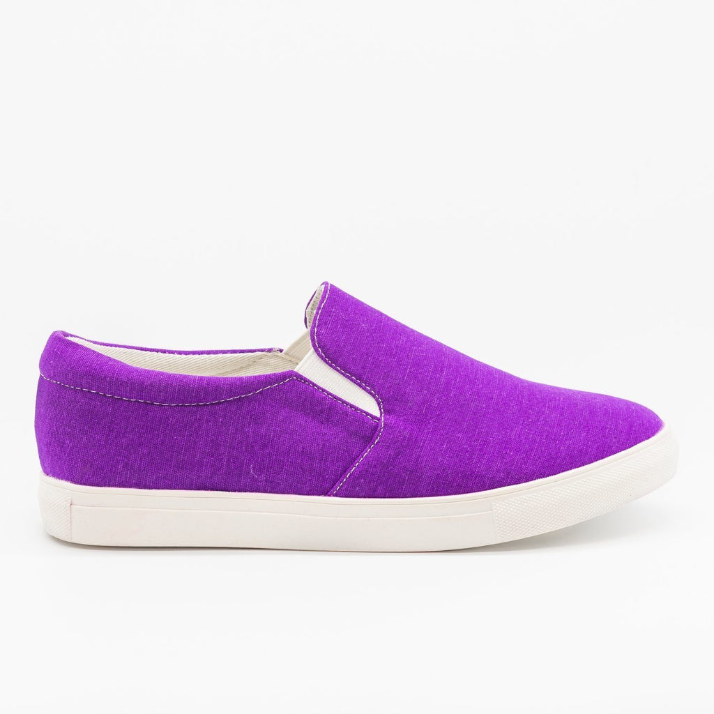 neon slip on shoes