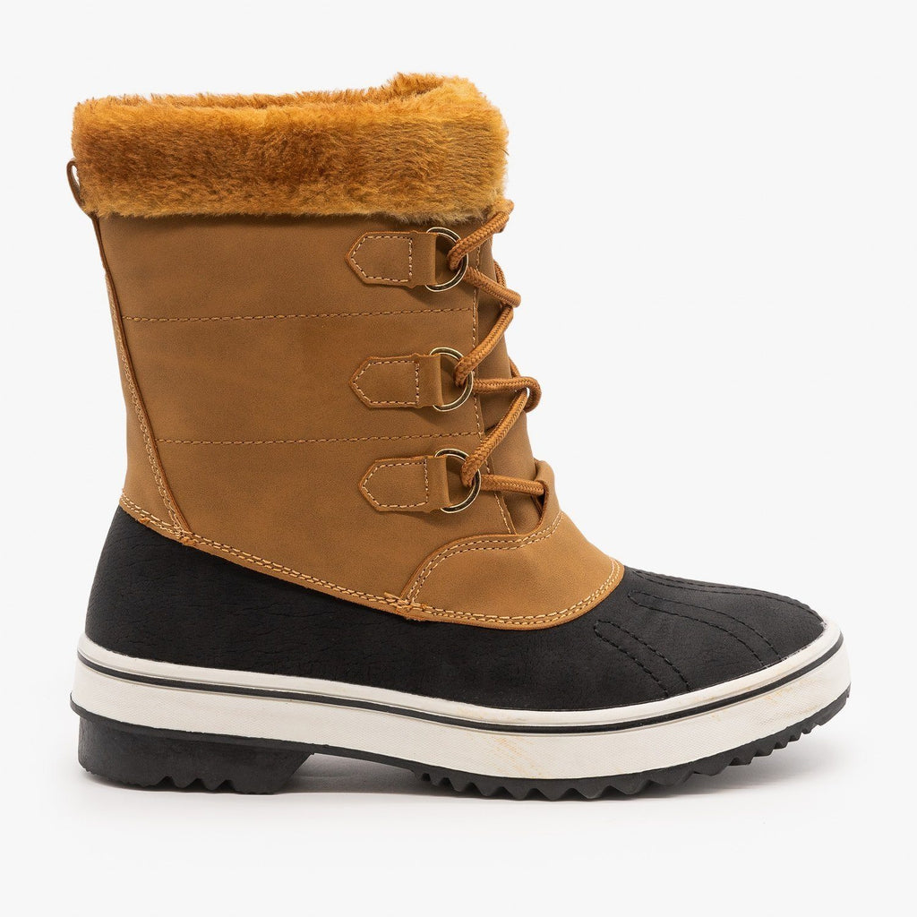 women's lace up winter boots