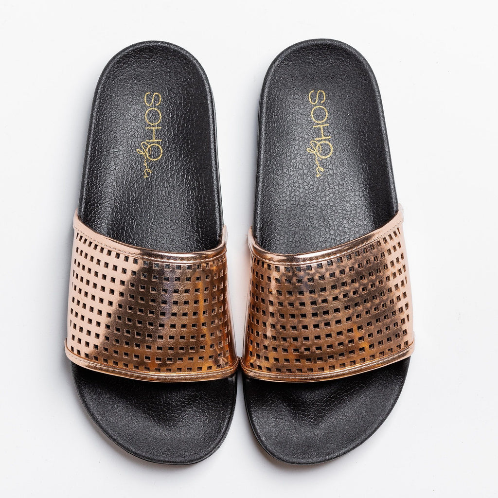 metallic slides