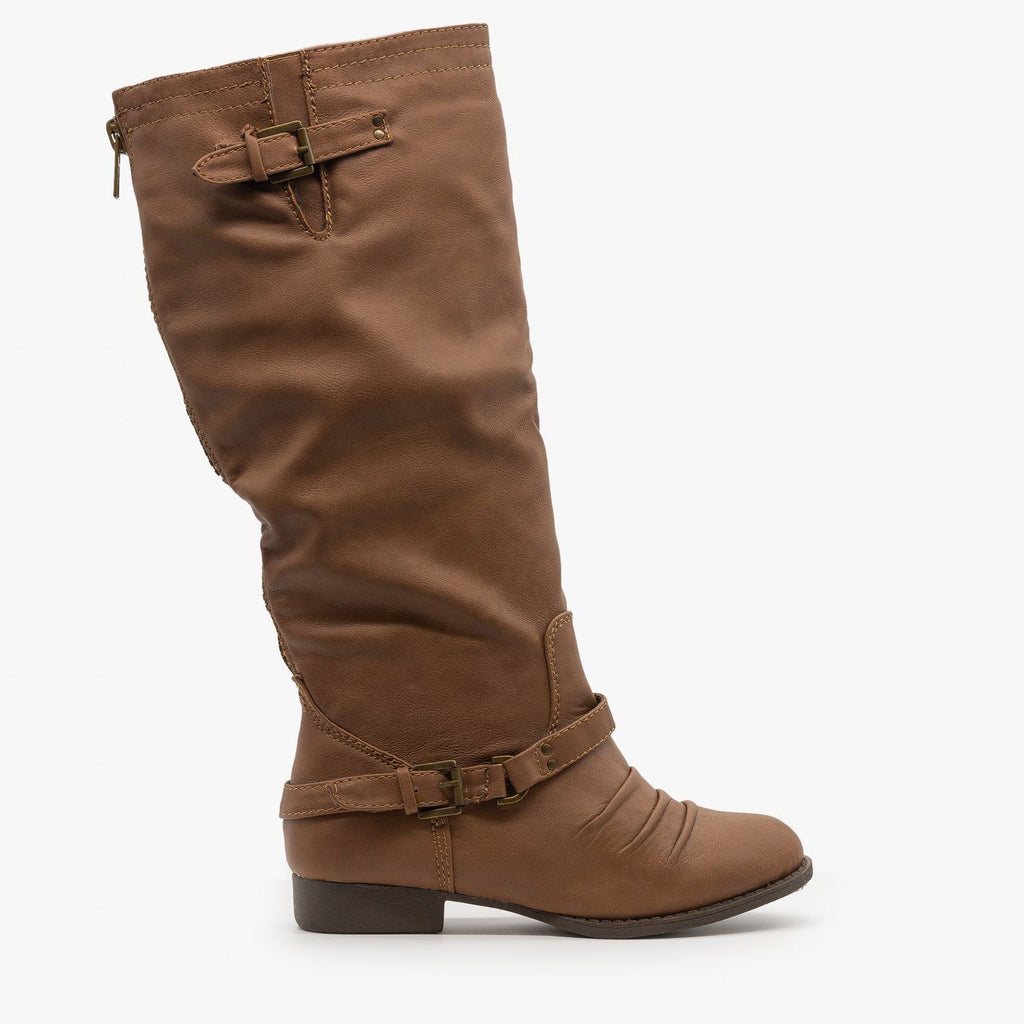 low heel womens riding boots