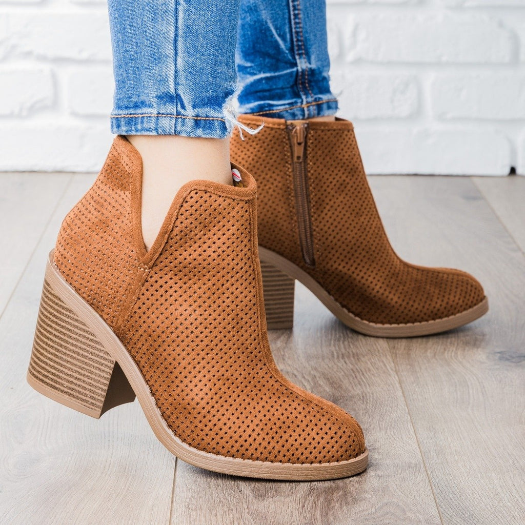 Mesh Ankle Booties - Soda Shoes Tarpon 