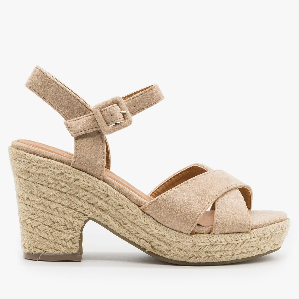 espadrille sandals heels