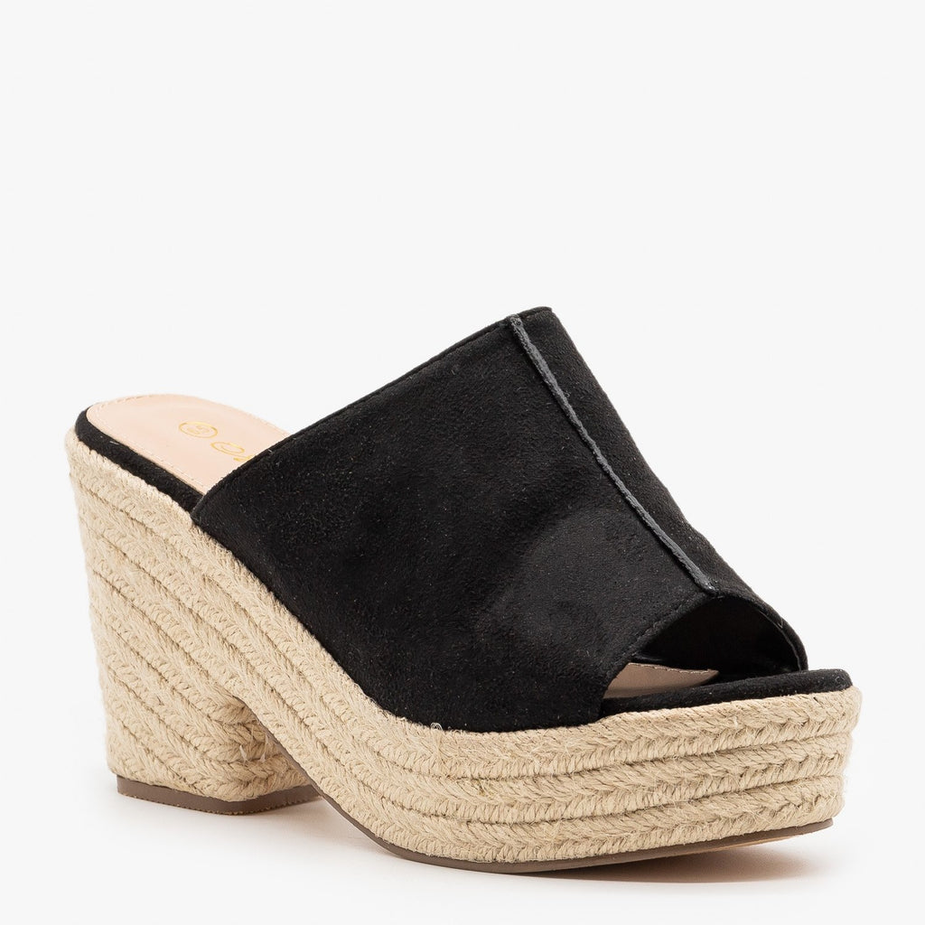 womens platform mules