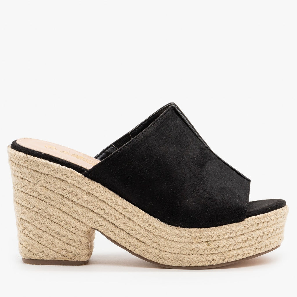 platform mules heels