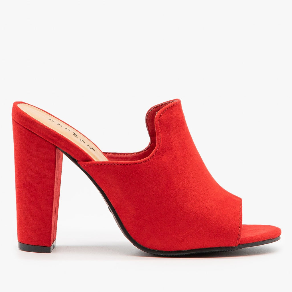 red mule heels