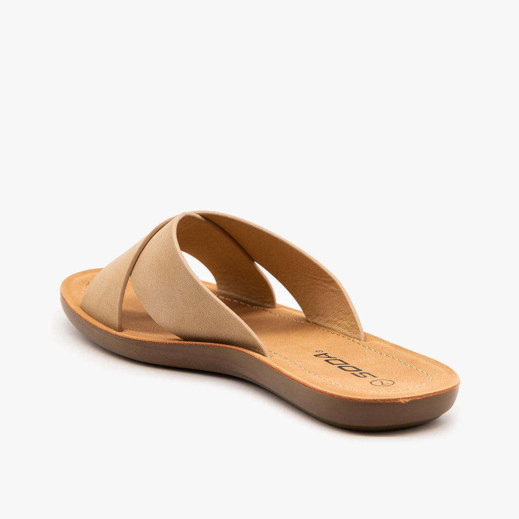 Perfect Simple Sandals - Soda Shoes 