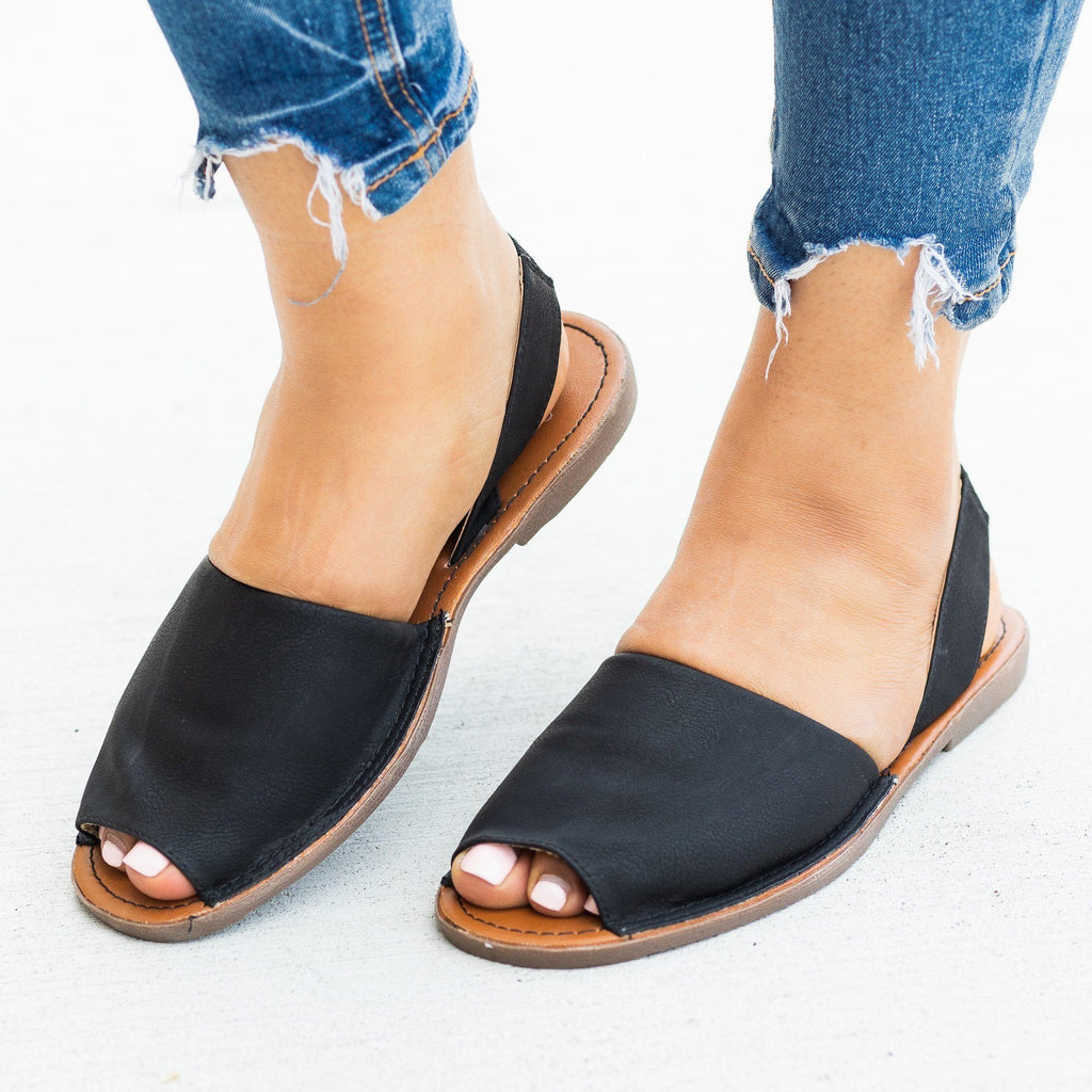 Perfect Slingback Peep-Toe Sandals 
