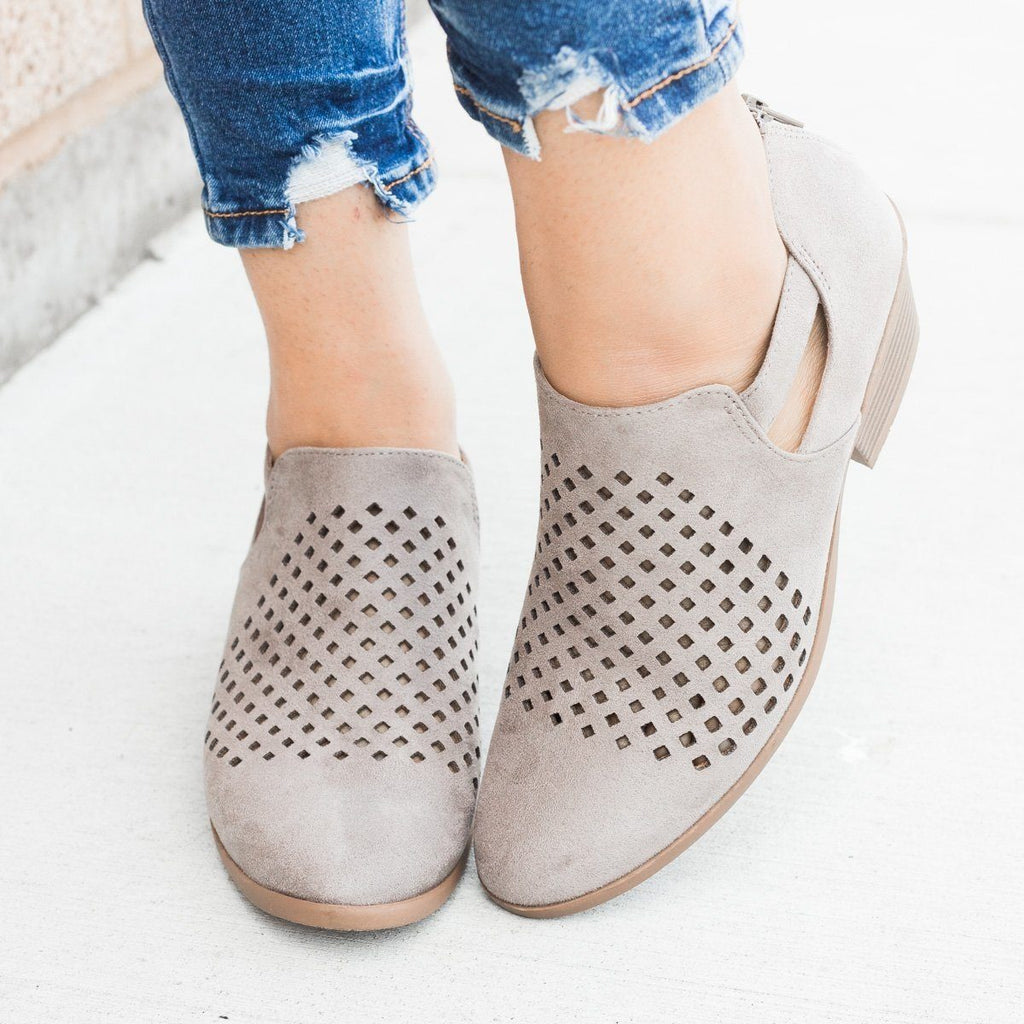 soda perforated booties
