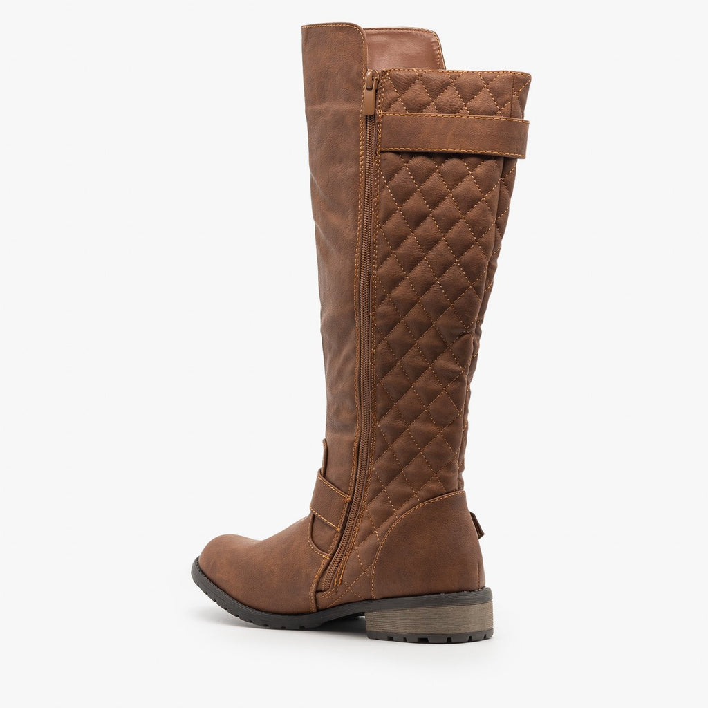 quilted riding boots