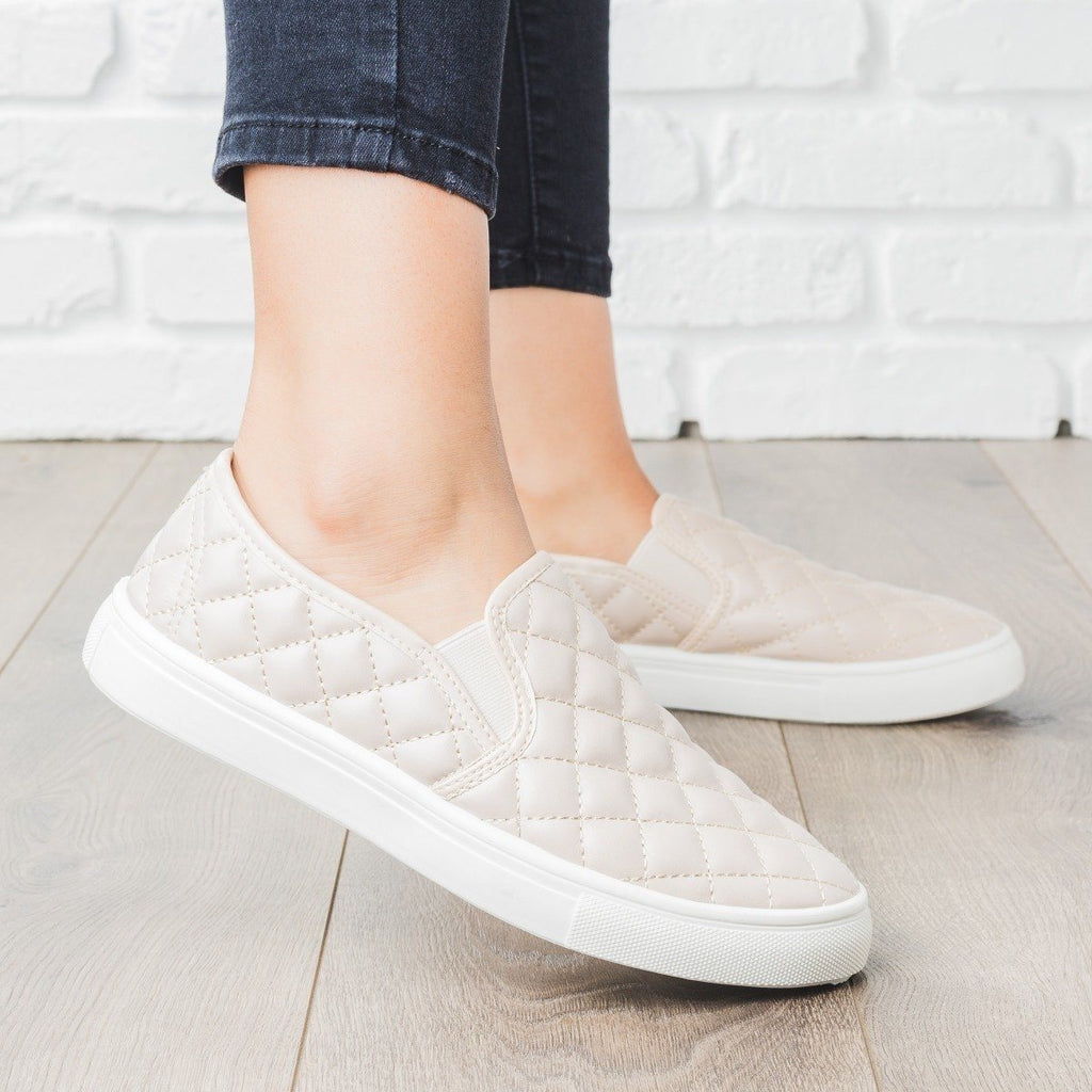 quilted sneakers