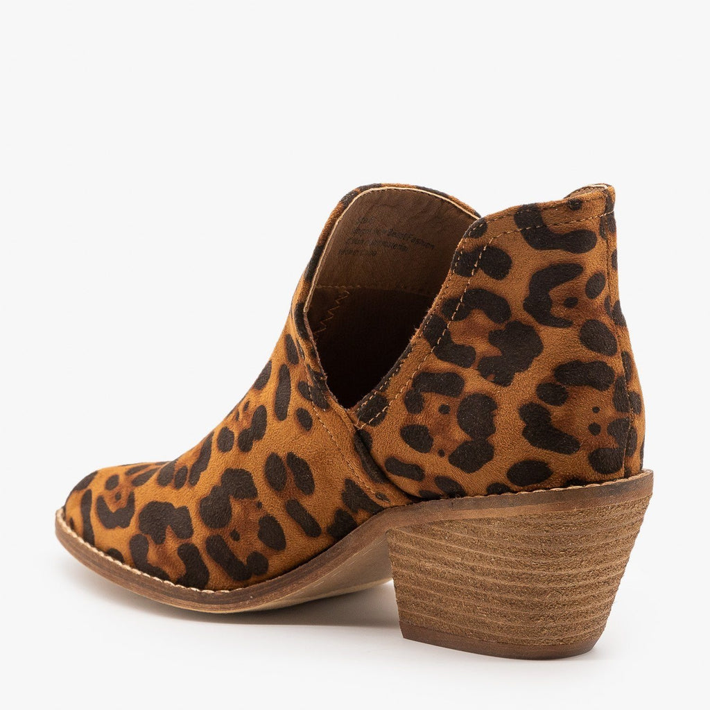 Sassy Cutout Fashion Booties - Beast 