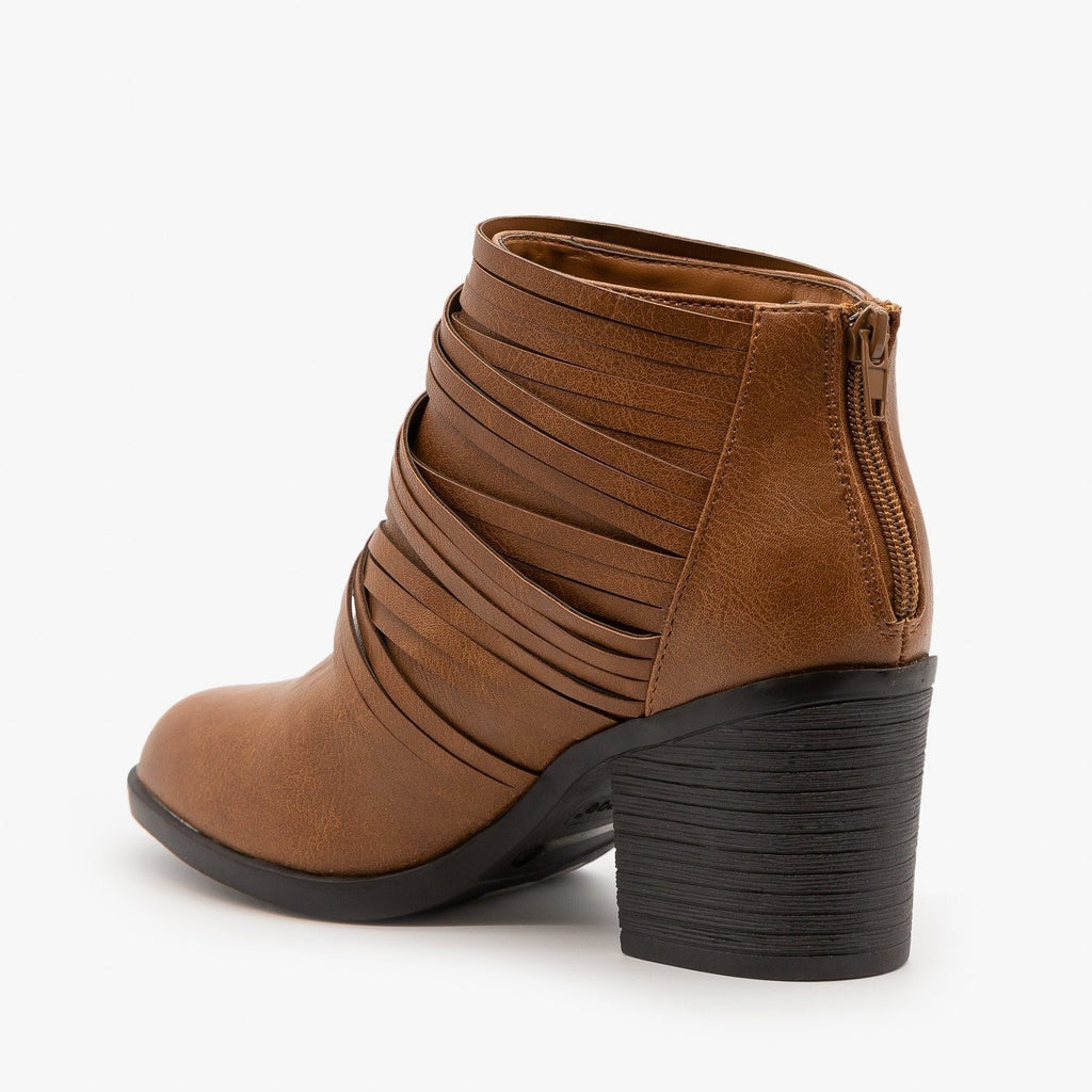 strappy boots women's shoes
