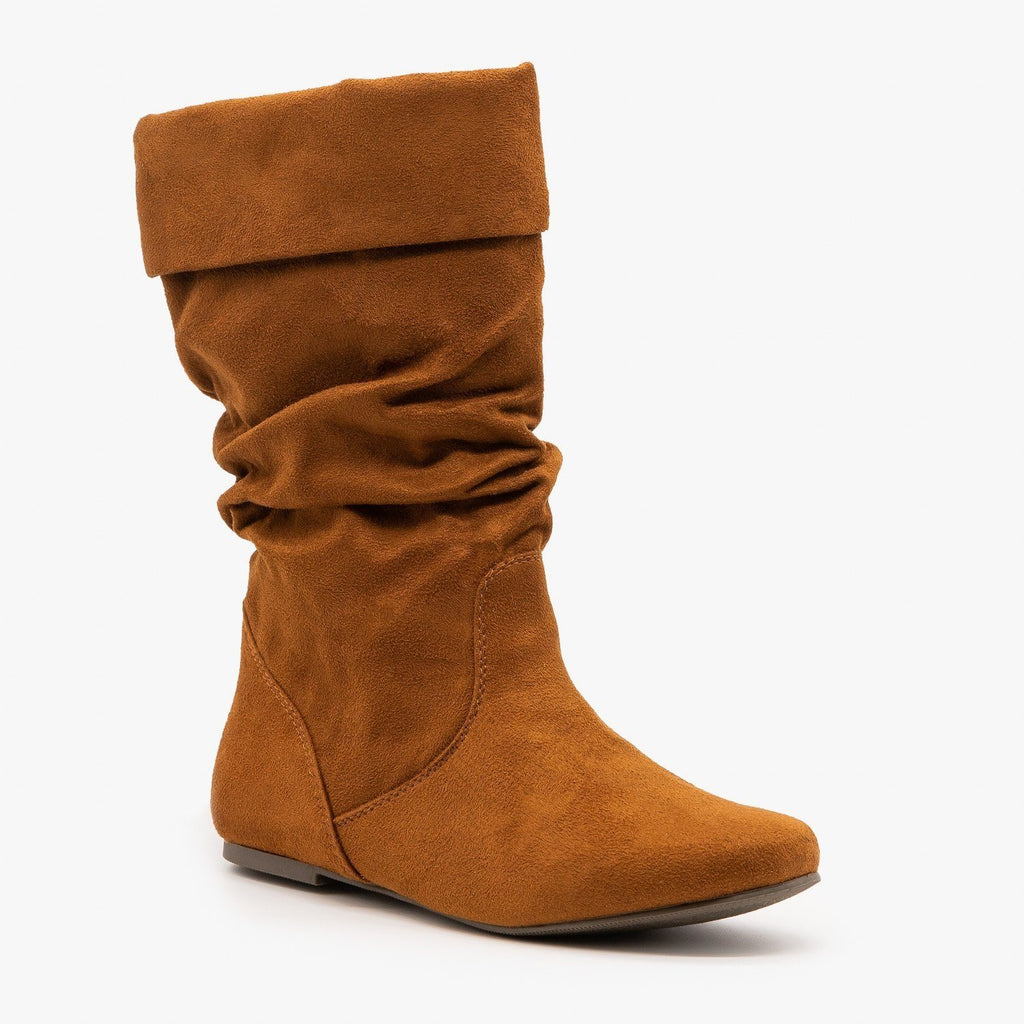 Slouchy Mid-Calf Boots Soda Shoes 