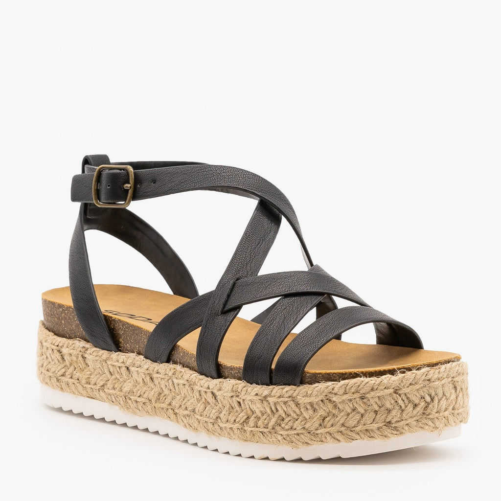 soda flatform sandal