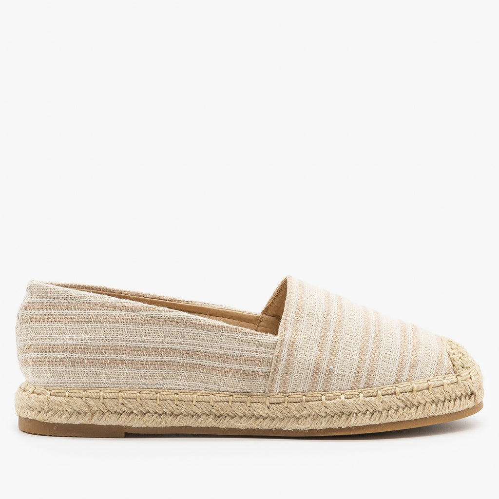 striped espadrille