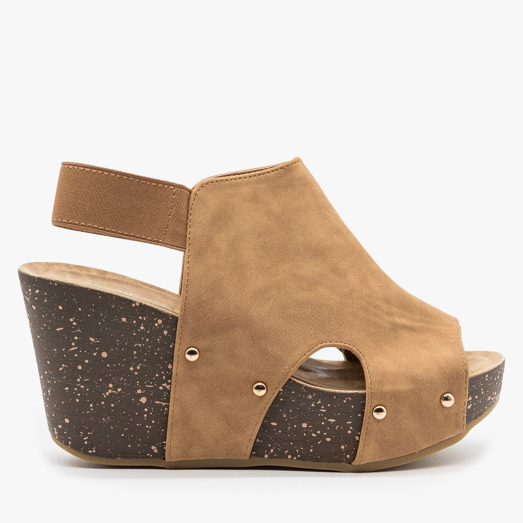 open toe platform